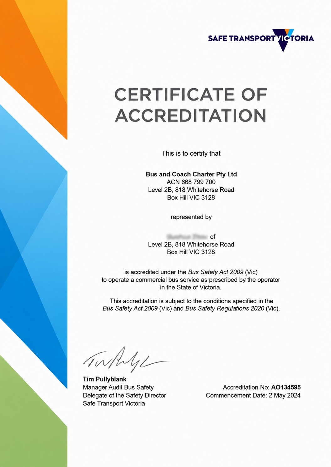 Accredited Operator