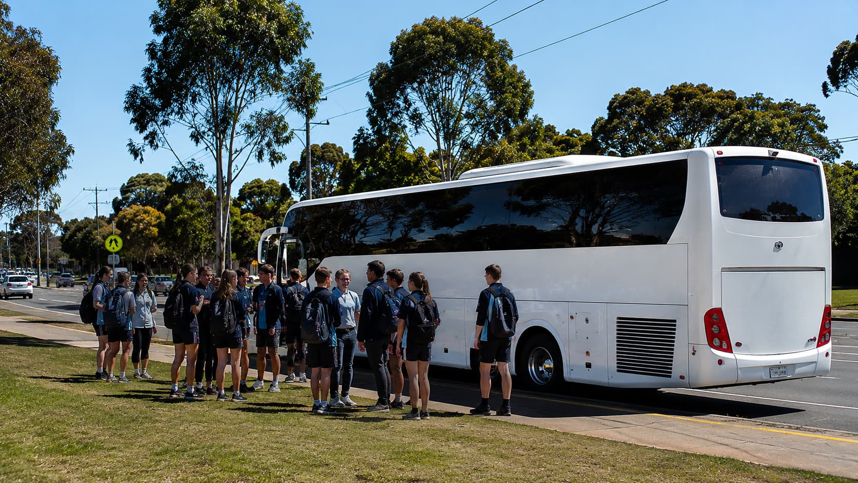 Weekly group shuttle transport for student programs in Melbourne
